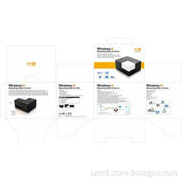 wireless-N networking USB server box